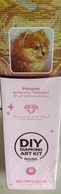 Pompom by Nana Qi - Puffygator Diamond Art Club Archived Sealed